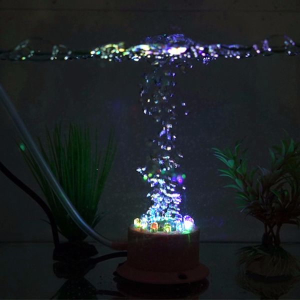 Lâmpadas submersíveis de lâmpada colorida de bolha com 12 LEDs Curta