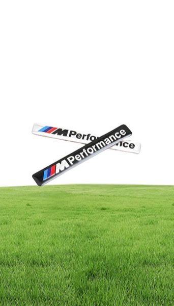 M Performance M Power 85x12mm Motorsportmetall -Logo -Autoaufkleber Aluminium Emblem Grill Abzeichen für BMW E34 E36 E39 E53 E60 E90 F109392335
