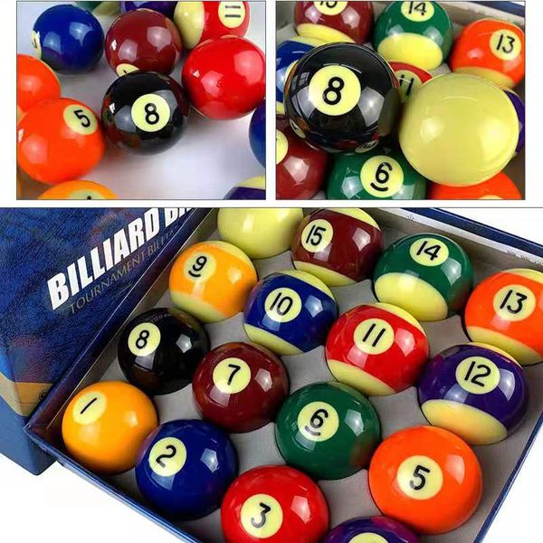 3A und 8A Billard Pool Ball Full Set-Turnier Billardkugeln E Number Ball Set 16 Bälle 2-1/4 