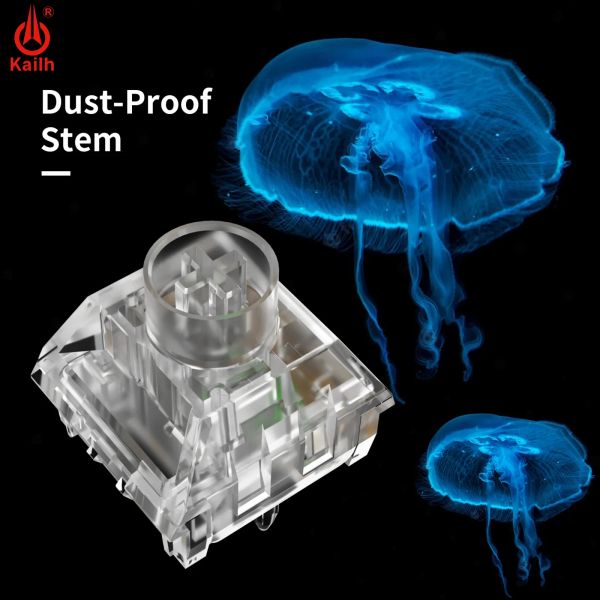 Accessori Kailh Box Jellyfish V2 Switch tastiera RGB SMD Switch clicky per tastiera meccanica MX STEM 5PIN Self Lubriting