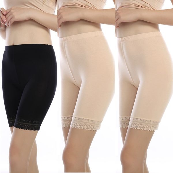 3pcs/lose weiche und komfortable modale Material Boxer Shorts Safety Pant für Frauen Höschen große Damenunterwäsche mit hoher Taille