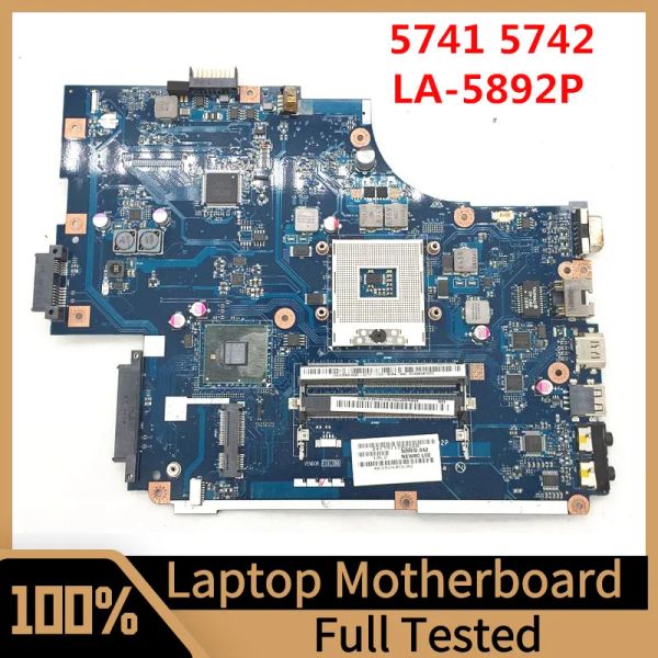 Scheda madre new70 LA5892P Mainboard per aspire 5742 5742G 5741 5741Z Laptop Madono della scheda madre HM55 DDR3 100% completamente testato funzionando bene bene