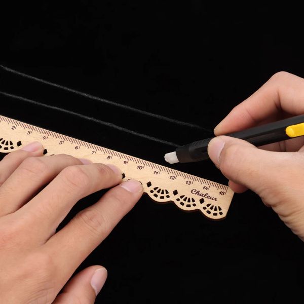 Tailor Chalk Lápis Conjunto de tecidos Ferramenta de costura Diy Craft Cutting Marcando caneta conveniente de costura essencial Acessórios