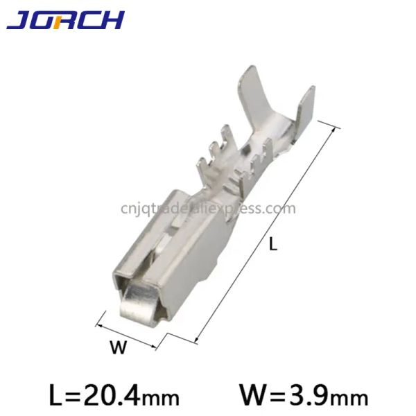 100 pcs Autodrahtanterminal für elcetrischen Anschluss, Crimp-Lose Stecknadeln lose Klemmen DJ623-E2.8B