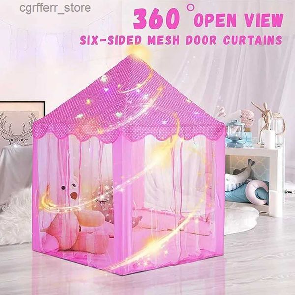 Tents Toy Tents Children Portabtent Kids Tent Toys Girl Princess Castle Tipi Infantil Baby House Vigvam Teepee Baby Tent Regali L410