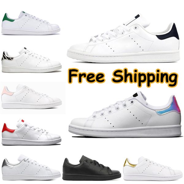 Designer Freizeitschuhe Stan Smith für Männer Frauen Triple Schwarz Weiß Navy Oreo Regenbogen Turnschuhe im Freien Wanderschuhe