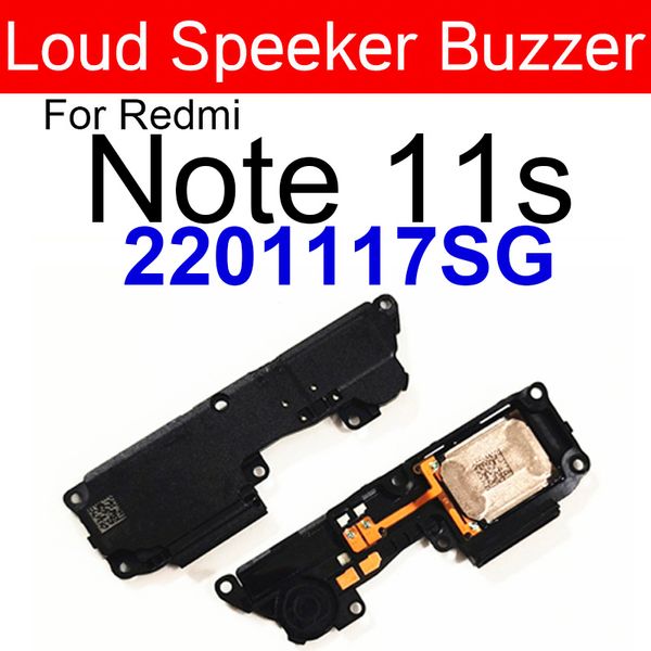 Ringer de alto -falante mais alto para Xiaomi Redmi Nota 9 10 11 Pro 4g 5g Nota 9t Nota 9s 10s 11s Loudspeak Ringer Flex Cable Repair peças de reparo de cabos