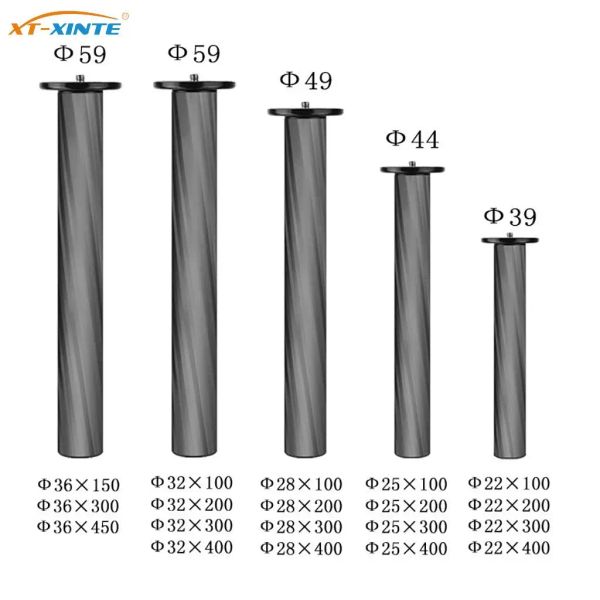 Monopods Tubo de fibra de carbono Extensão portátil Pólo de Extensão Gimbal 3/8 