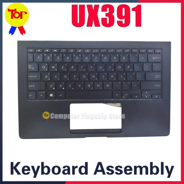 Tastaturen KEFU UX391U für ASUS -Laptop -Tastatur UX391UA UX391F UX391FA S13 UX3000F Original Tastatur Palmrest C Shellbaugruppe
