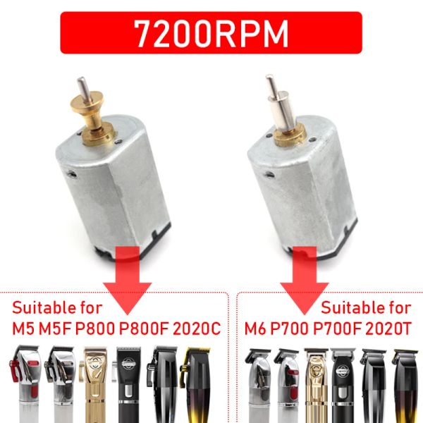 Trimmers 7200 U / min Haarschneider Motor Motor Professionelles Reparaturersatz Tool auf M5 (f) P800 (F) 2020c und M6 P700 (F) 2020t Anmelden