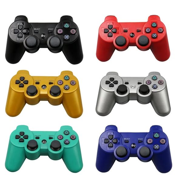 PS3 Denetleyici Kontrolleri için Kablosuz Bluetooth Joysticks Joystick Gamepad Denetleyicileri Oyunları Perakende Kutusu Ücretsiz