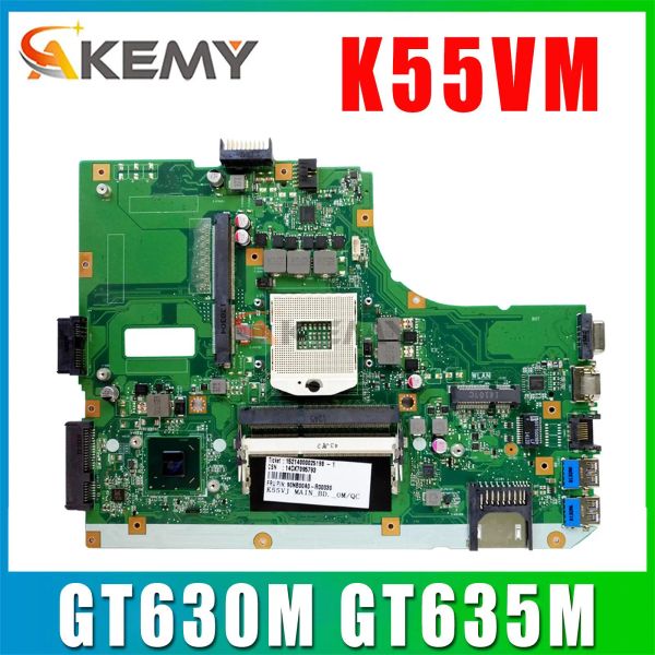 Материнская плата K55VM Материнская плата для ноутбука для Asus K55VM K55VJ K55V R500V ноутбука. Результат: 2.0/2.1/2.2/2.3 Тест основной платы