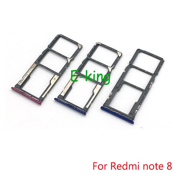 Suporte da bandeja SIM para Xiaomi Redmi Nota 6 7 8 Pro Sim Bandejas de Card Slot Adaptador Setor de Setor