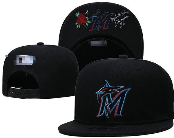 American Baseball Marlins Snapback Los Angeles Hats Chicago La Ny Pittsburgh New York Boston Casquette Sports Champs World Series Champions Champions Champions Caps A7