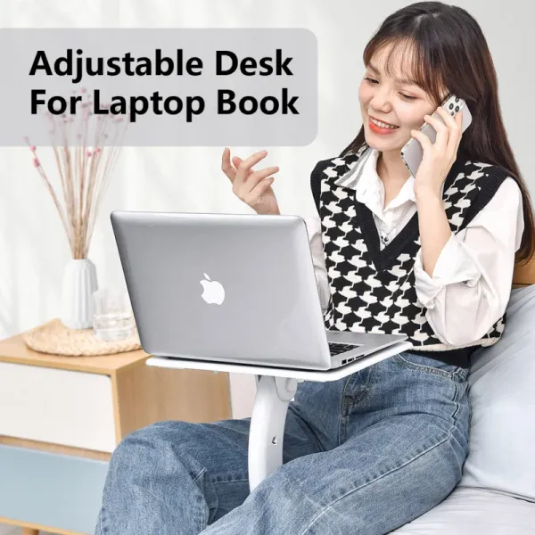 Lapdesksksk portatile per laptop scrivania per laptop tavolo tavolo tavolo pieghevole tavolo da letto multi -funzione lettura di lettura