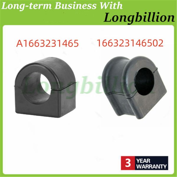2x 1663231465 166323146502 Bucha de barra de balanço frontal A1663231465 para Mercedes Benz W166 X166 Bucha de estabilizador Acessórios para carros de carros
