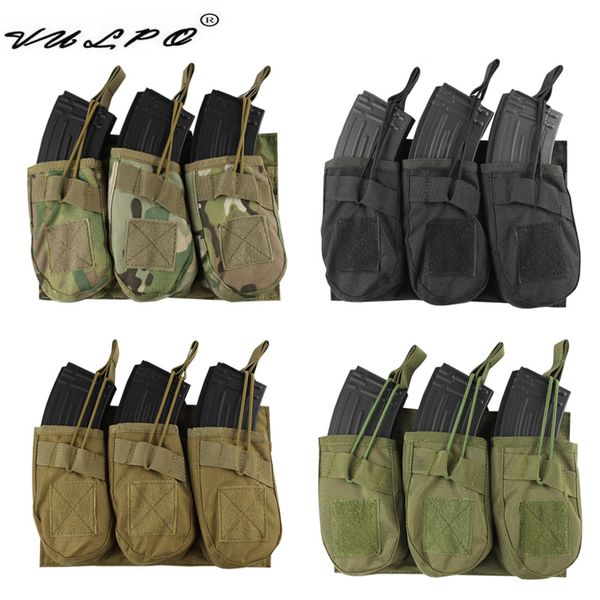 Vulpo Airsoft Triple Open Top Magazine Carta Tactical 7.62 AK Mag Story Shooting Paintball Equipment