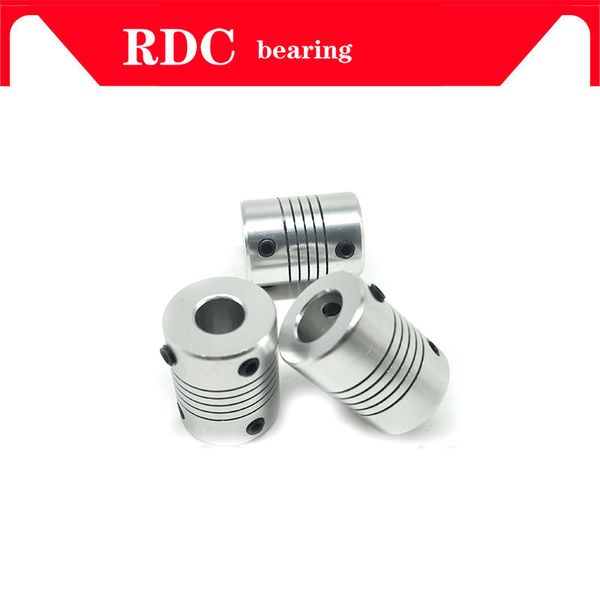 2pc di alta qualità 2pc in alluminio CNC Motore passo -passo flessibile D25 L30 Raccoppiatore dell'albero 5 mm, 6 mm, 6,35 mm, 8 mm, 10 mm, 12 mm, 12,7 mm