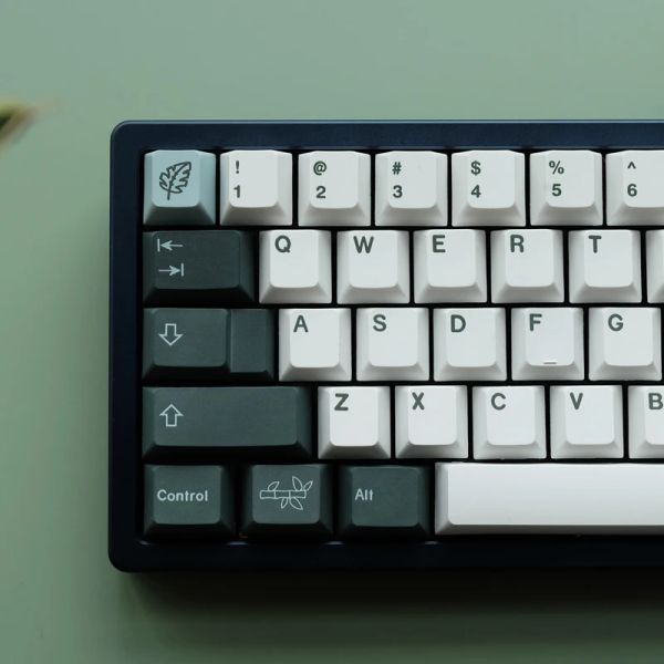 Аксессуары 1 Set PBT GMK Botanical Dye Subbed Cap Cap для механических клавишных крышек Caps Profile с ISO Enter 6U 6.5U 7U.