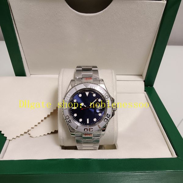 6 stile 904L Orologio automatico in acciaio con scatola vera foto uomini 40mm 126622 BEZEL PLATINUM BLU BLUE 116622 126655 Orologi meccanici da uomo bracciale