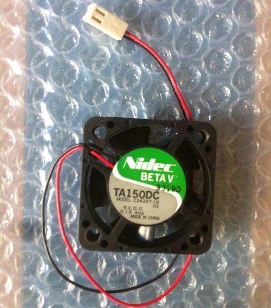 Raffreddamento originale NIDEC 4210 0.13A TA150DC C3424716 42*42*10 mm cc 5v 2 linee NBR Cuscinetto set di scatola superiore Interruttore di riscaldamento Fanni di raffreddamento