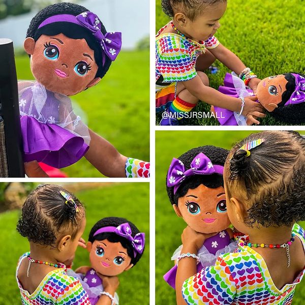 Boneca de boneca afro -americana de ouozzz 14 