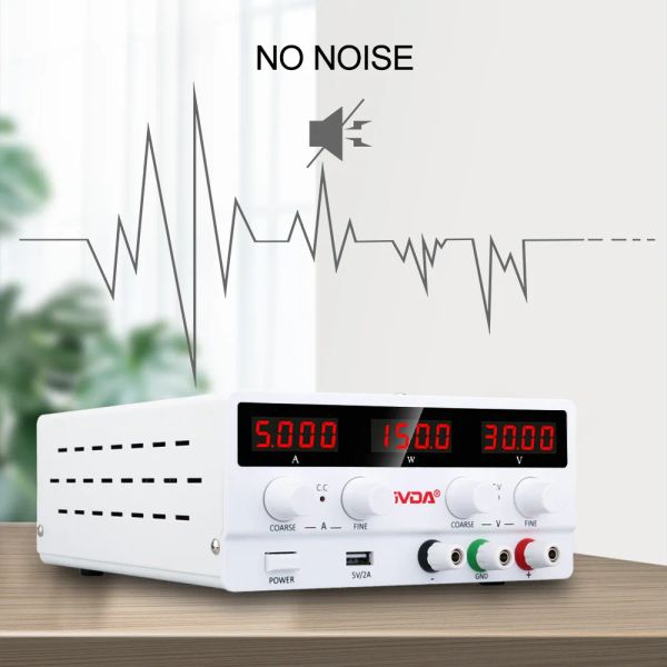 Digital USB -Spannungsregler DC Netzteil einstellbar 30V 5A Spannungsstabilisator 60V 10A Laborschaltbankquelle