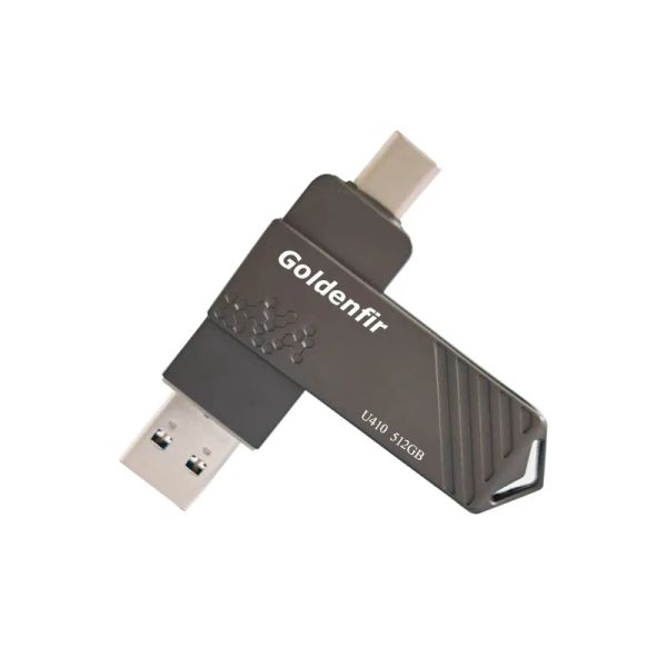 Azionamento Goldenfir USB 3.1 SSD portatile 128GB 256GB 512 GB 1 TB Drive a stato solido esterno U410