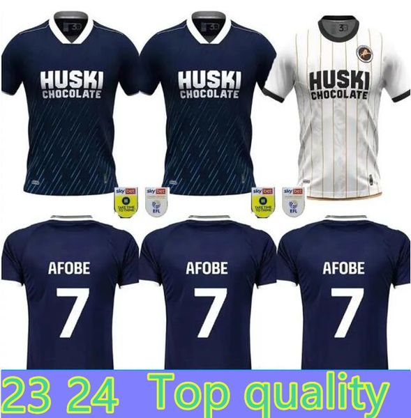 2024 Millwall Soccer Jerseys Home Away The Lions London футбольные рубашки 23 24 Ли Грегори Райан Мэлоун Тунниклифф Том Эллиот Эллиот Эйден О'Брайен Джордж Савилльский Топ Топ