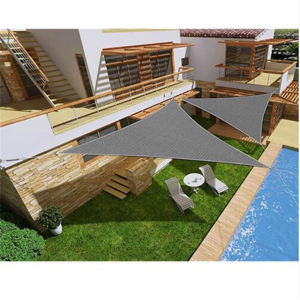 3m Abrigo solar ao ar livre Torre impermeável Triângulo Triângulo Canopy Garden Garden Piquennic Camp Shade Tarpo Torda de sol do sol do sol