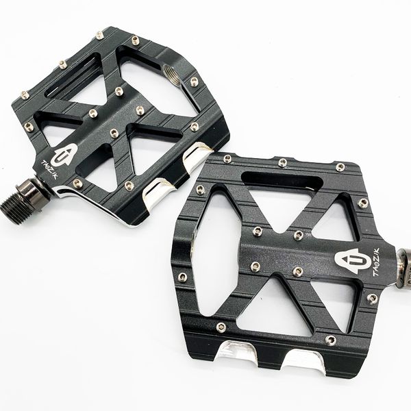 TAOZIK TP003 CNC LOLO 2 ROLAMENTOS CROM CROM 9/16 MTB Bicycle Enduro Mountain Bike Pedals