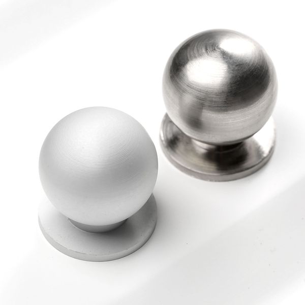 1pc in lega di alluminio semplice semplice palla rotonda maniglie mobili mobili da cucina manopole per armadietto per armadietto per il cassettiera.