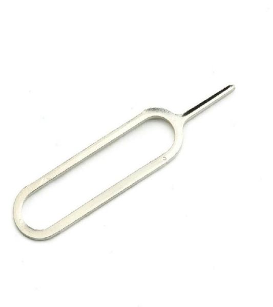 Ganz 3000pcslot neuer SIM -Karten -Pin für iPhone 7 6 5 4 Handy -Werkzeugfachhalter aus Jätigkeit Pin Metal7829869