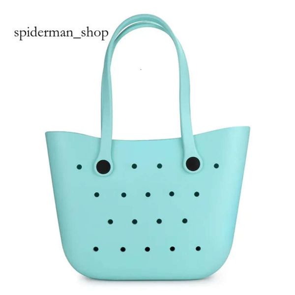 Designer de luxo Eva Bogg Bag Women Tote Large Shopping Shopping Basket Bags Lady H195i Armazenamento Lavagem de Bolsa de Bog de Praia Lavagem Bolsa Eco Jelly Candy carteira 617