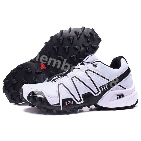 Hız Çapraz 3 4 CS Jogging Erkek Koşu Ayakkabıları Speedcross 3S 4S Runner III Siyah Yeşil Kırmızı Eğitmenler Erkek Spor Spor ayakkabıları Chaussures Zapatos E41