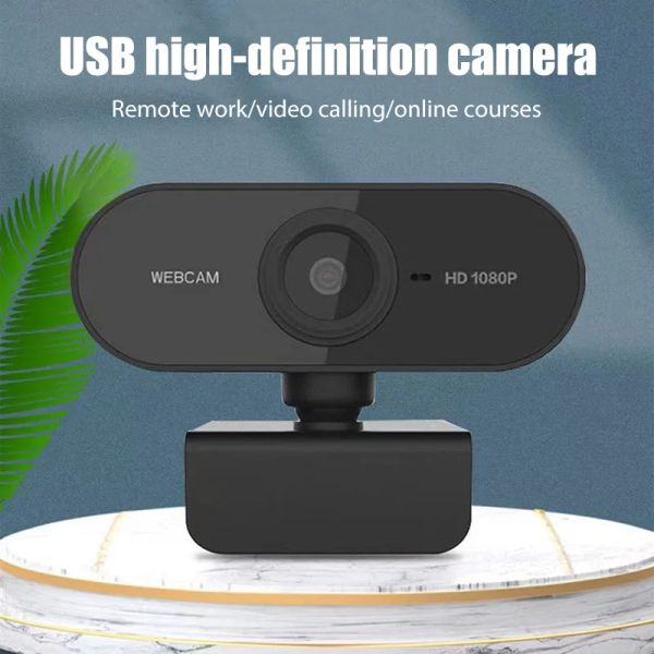 Webcams webcam 1080p mini telecamera full hd webcam con web cam microfono USB per laptop per titoli per tiro a tiro a PC YouTube webcam