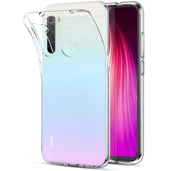 Caso claro claro para Xiaomi Redmi Note 10 9 8 7 6 5 Pro 10s 11 11s 10t 9s 9t 8t 9a 9c 8a 7a 6a TPU Tampa transparente