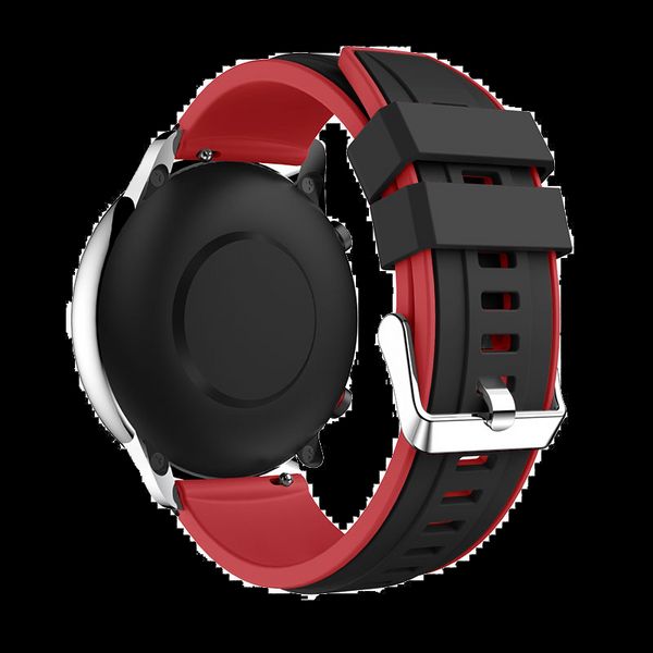 Fifata 22mm strato a doppio strato banda in silicone colorato per Huami Amazfit Stratos 3 Strap di ricambio per Amazfit Stratos 3 Smart Watch