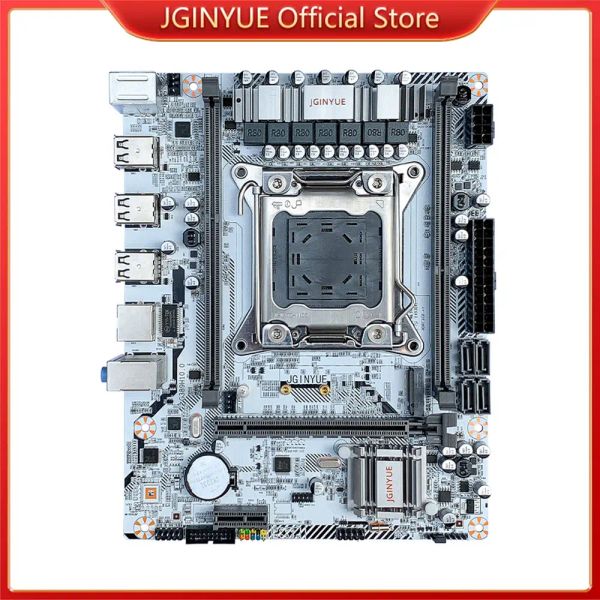 Motherboards JGinyue X79 LGA 2011 MATX MAINBOLATE SUPORTE INTEL Xeon E5 V1 V2 DDR3 Memória 1333MHz 32GB M.2 NVME SATA USB3.0 JYX79MV3