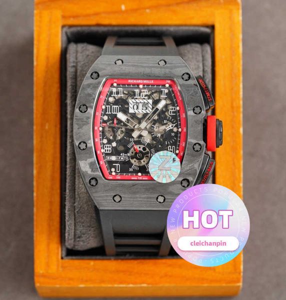 Herren Uhr Neue mechanische Handgelenk Uhren RM11-03 Mechanischer Luxus für Man 3k High-End-Fabrik Superb Designer hochwertige Farben PP PP