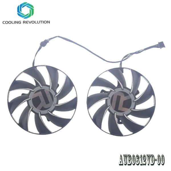 Kühlung 85mm Aub0812VD00 DC12V 0.45A 4Pin Graphics -Lüfter für AMD Radeon RX 6700 XT Graphics Lüfter