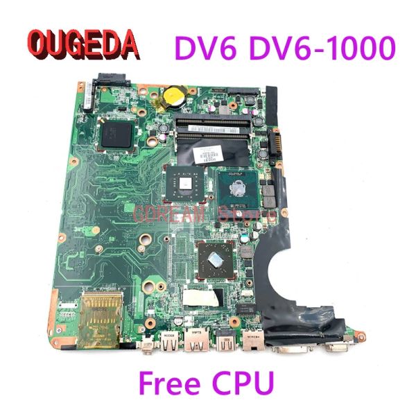 Placa -mãe ougeda daut3mb28c1 daut3mb28c0 578378001 placa -mãe para laptop para hp dv6 dv61000 pm45 com hd 4500 ddr3 prancha principal teste completo