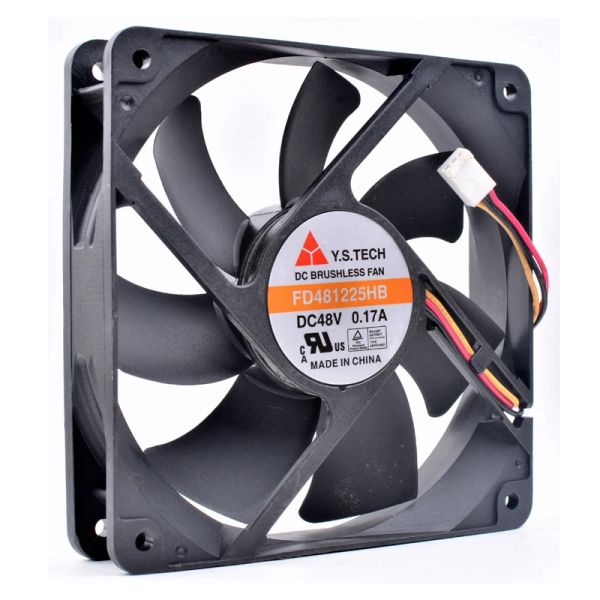 Raffreddamento originale FD481225HB 12cm 12025 48V0.17A Server a 3 linee Fan di raffreddamento