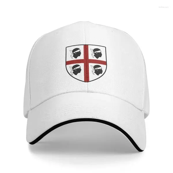 Caps de bola clássica sardinia bandeira quatro chap de beisebol de mouros homens mulheres personalizáveis adultas adultas sardegna brasão de armas hat hip hop