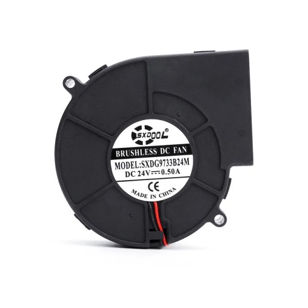 Soğutma DC fırçasız üfleyici yeni SXDOOL DC 24V 9733 97mm x 33mm 0.50A 3500rpm Türbin Blower Soğutma Fanı