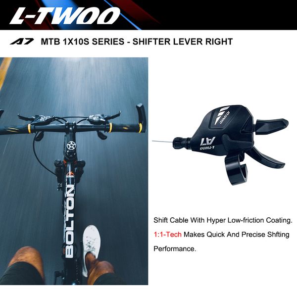 L-T-Twoo A7 10S MTB Bike Groupset com Sistema de Velocidade do Deselerador traseiro 1x10 de câmbio de câmbio de peças de bicicleta MAX 50T Cassete Mountain