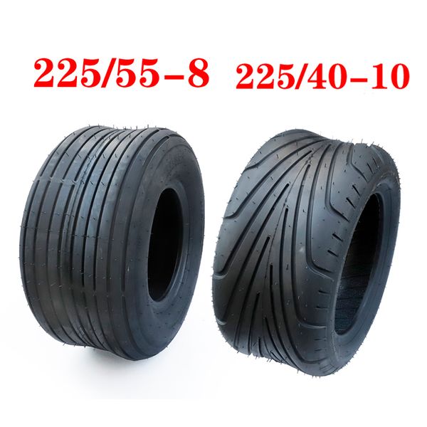 18x9.50-8 pneu 225/55-8 pneu 225/40-10 dianteiro ou traseiro 8 polegadas 10 polegadas 4pr 6pr
