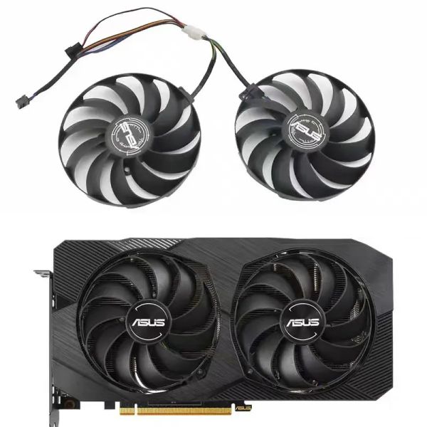 Pedler Yeni T129215SU DC 12V 0.5A RX5500XT ASUS DUAL RX 5500 XT EVO GRAFİK KARTI SOĞUTMA FANI