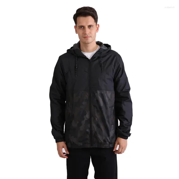 Jackets Men's Jackets Windbreaker Jaqueta à prova d'água Homens 2024 Spring Sports Sports Travel Machine Fashion Outdoor Outerwear para meninos