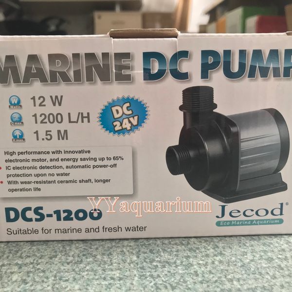 Jebao Jecord DCS1200 DCS2000 DCS3000 Погружаемый водяной насос с интеллектуальным контроллером для рыбного морского рабочего колеса Тихий насос 110-240V